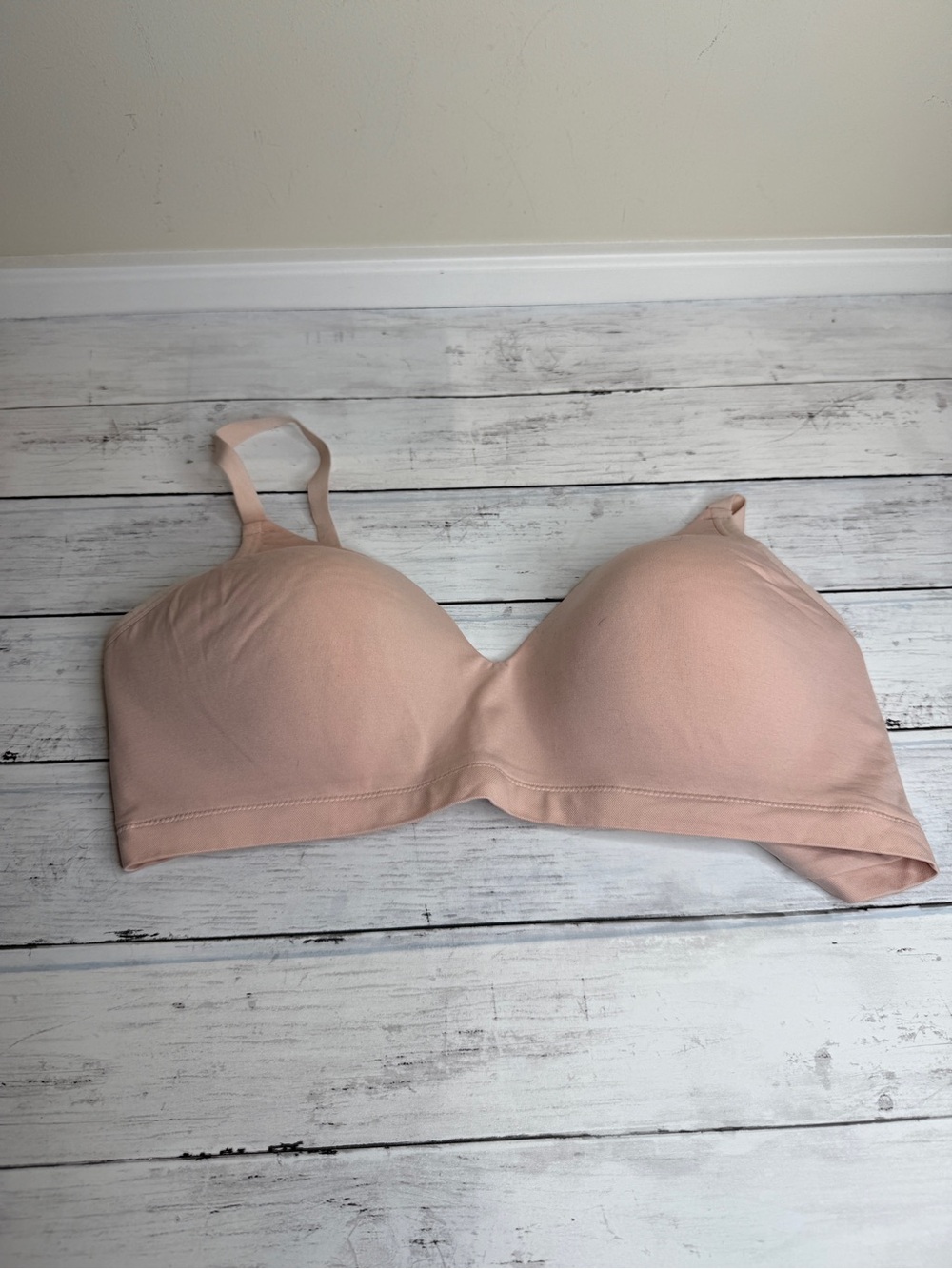 ThirdLove Seamless Wireless Bra in Blush Pink